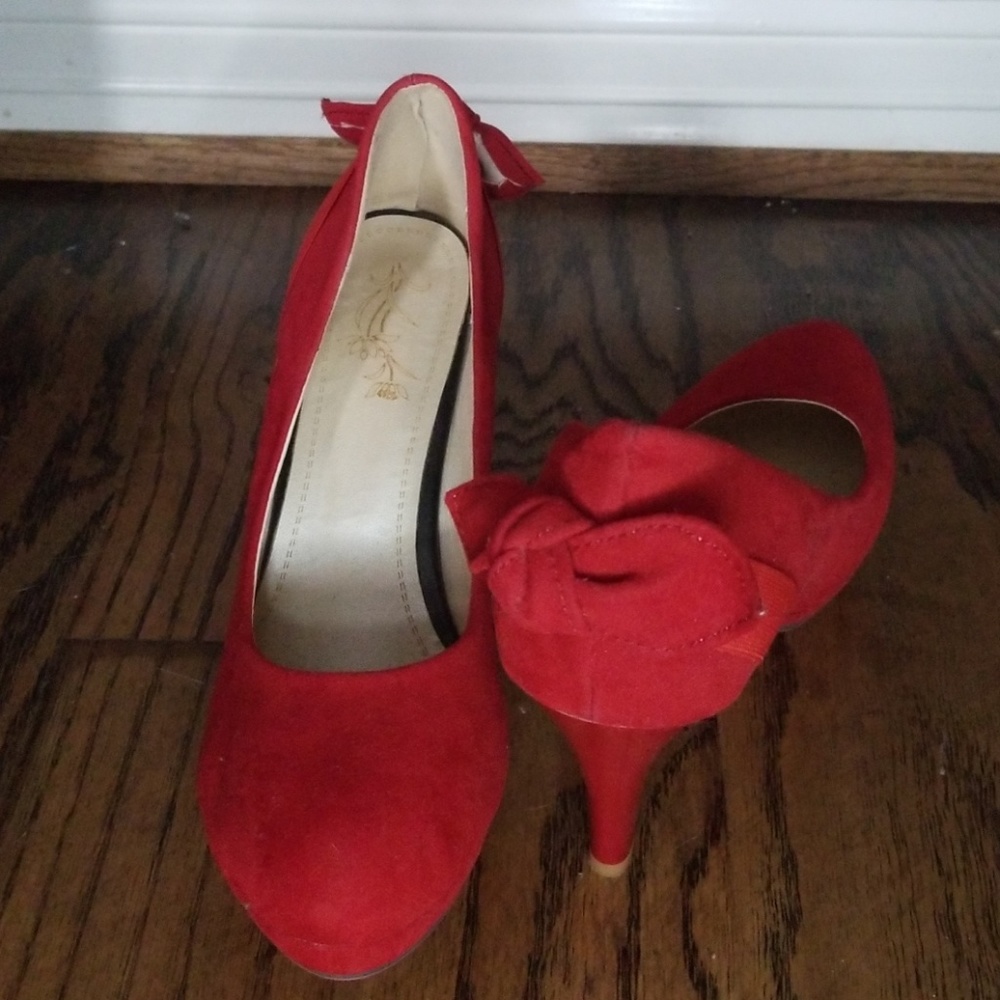 Red high heels